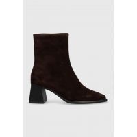 Vagabond Shoemakers cizme din piele intoarsa Hedda femei, culoarea maro, cu toc drept