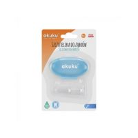 Periuta de dinti degetar din silicon Akuku, in cutie albastra Engros