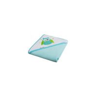 Prosop de baie cu gluga 100x100cm 100% bumbac Akuku Broscuta Albastru Engros