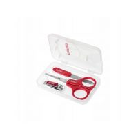 Set de manichiura Akuku in carcasa rosu Engros