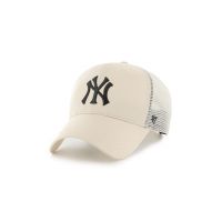 47brand șapcă MLB New York Yankees culoarea bej, cu imprimeu  B-BRANS17CTP-NTB