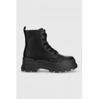 Buffalo bocanci Aspha Rld femei, culoarea negru, cu platforma