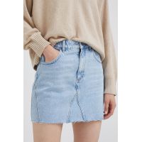 Sisley fusta jeans mini, drept