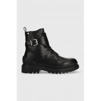U.S. Polo Assn. bocanci Bruna femei, culoarea negru, cu platforma