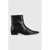 Vagabond Shoemakers cizme de piele Nella femei, culoarea negru, cu toc plat
