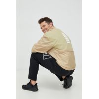 adidas Performance windbreaker culoarea bej, de tranzitie
