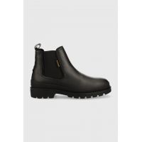 G-Star Raw ghete chelsea de piele Blake Chs Lea femei, culoarea negru, cu toc drept