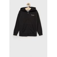 Abercrombie & Fitch bluza copii culoarea gri, neted