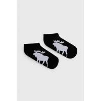 Abercrombie & Fitch sosete copii (5-pack) culoarea negru