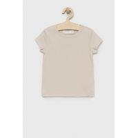 Abercrombie & Fitch tricou copii culoarea bej