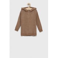 Birba&Trybeyond pulover copii culoarea maro, light