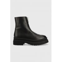 Chiara Ferragni cizme de piele Cf Gummy femei, culoarea negru, cu platforma