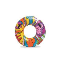 Colac cu manere, model Floare, multicolor, 120cm, en-gros