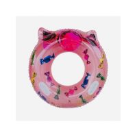 Colac cu manere, model Sweet Candy cu Urechi, Roz, 100cm, en-gros