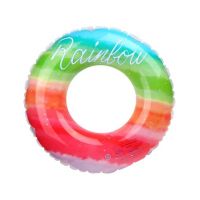 Colac gonflabil model Rainbow, 90cm, multicolor, en-gros