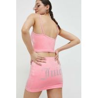 Juicy Couture fusta culoarea roz, mini, creion