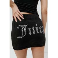 Juicy Couture fusta Maxine culoarea negru, mini, creion