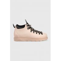 Native pantofi Fitsimmons femei, culoarea roz, cu toc plat, izolare usoara