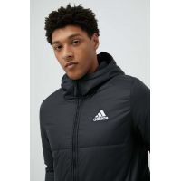 adidas geaca barbati, culoarea negru, de tranzitie