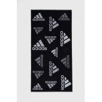adidas Performance prosop din bumbac culoarea negru HS2056