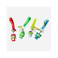 Accesoriu pentru geanta/chei cu figurina din silicon, multicolor, +3ani, en-gros