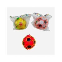 Jucarie Crazy Ball, minge care topaie, lumineaza si canta, multicolor, 13×13cm, +3ani, en-gros