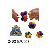 Jucarie interactiva Atomic Fidget Ball, antistres, multicolor, +3ani, en-gros