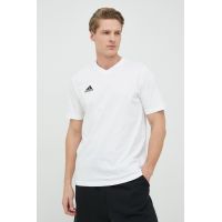 adidas Performance tricou din bumbac culoarea alb, uni HC0452