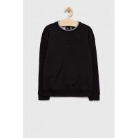 Adidas bluza copii culoarea negru, neted