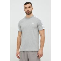 adidas tricou din bumbac culoarea gri, uni IC9337