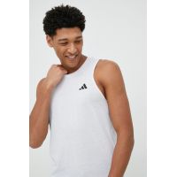 adidas Performance tricou de antrenament Training Essentials culoarea alb IC6947
