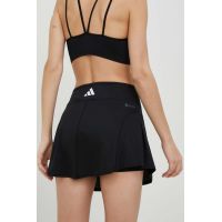 adidas Performance fustă culoarea negru, mini, evazați HS1654