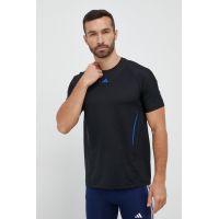 adidas Performance tricou de antrenament HIIT Elevated Training culoarea negru, cu imprimeu