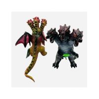 Dragon de jucarie, cu 3 capete, sunete, 50×30cm, +3ani, en-gros