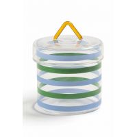 &k amsterdam recipient cu capac Jar Stripy