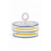 &k amsterdam recipient cu capac Jar Stripy