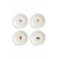 &k amsterdam un set de farfurii Autumn Small Set 4-pack