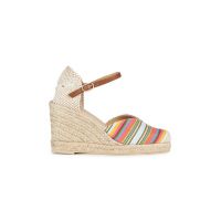 Geox espadrile D GELSA culoarea bej, toc pana, D35TPA 01143 C0G5F