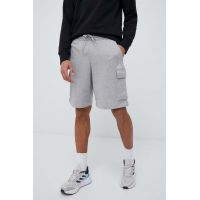 adidas pantaloni scurți bărbați, culoarea gri, melanj HA4340