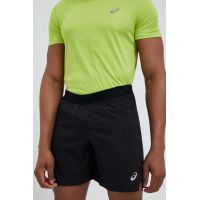 Asics pantaloni scurți de alergare Road culoarea negru