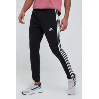 adidas pantaloni de antrenament Essentials culoarea negru, cu imprimeu  IC0044