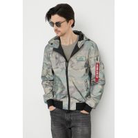 Alpha Industries geacă bărbați, culoarea verde, de tranziție 126138RC.408-WdlCamo65