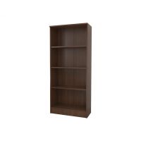 Biblioteca Flint, 3 Polite, Wenge, 70 x 32 x 159 cm