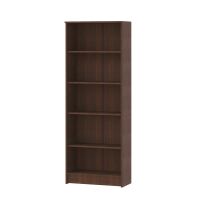 Biblioteca Flint, 4 Polite, Wenge, 70 x 32 x 200 cm