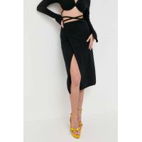 For Love & Lemons fusta Brady culoarea negru, midi, creion