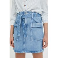 Mustang fusta jeans mini, drept