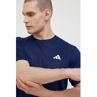 adidas Performance tricou de antrenament Train Essentials culoarea bleumarin, uni IC7429