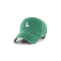 47brand șapcă de baseball din bumbac MLB Los Angeles Dodgers culoarea verde, cu imprimeu  B-BSRNR12GWS-KYA