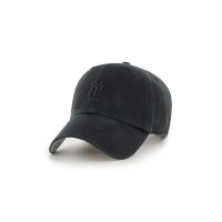47brand șapcă de baseball din bumbac MLB New York Yankees culoarea negru, cu imprimeu  B-BSRNR17GWS-BKD