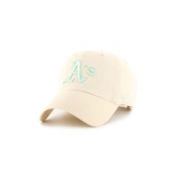 47brand șapcă din amestec de lana MLB Oakland Athletics culoarea bej, cu imprimeu